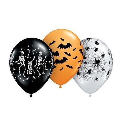 28cm Round Special Assorted Spooky Design Assorted #40170 - Pack of 50