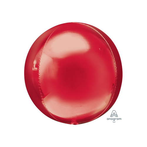 Orbz Red Foil Balloon 40cm #4028203 - Each (Pkgd.) 