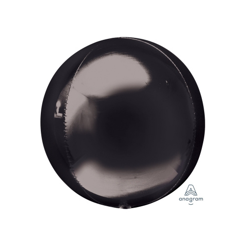 Orbz Black Foil Balloon 40cm #4028343 - Each (Pkgd.) TEMPORARILY UNAVAILABLE