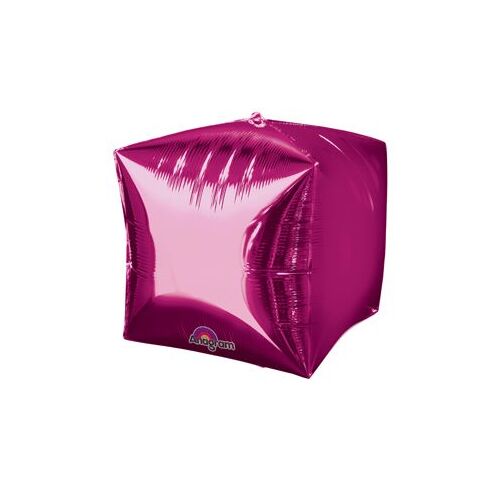 Cubez Pink UltraShape Foil Balloon 38cm #4028389 - Each (UnPkgd.)