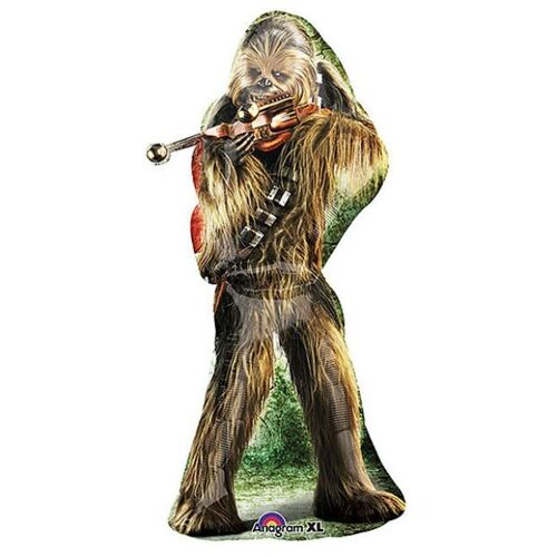 96cm Licensed SuperShape Star Wars Chewbacca Foil Balloon #4030400 - Each (Pkgd.)