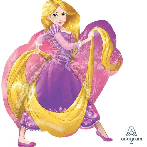 78cm Licensed SuperShape Disney Princess Rapunzel Foil Balloon #4033215 - Each (Pkgd.)