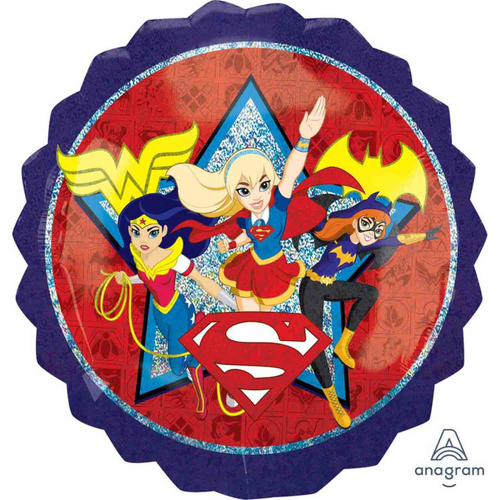 71cm Licensed SuperShape Superhero Girls Foil Balloon #4033225 - Each (Pkgd.)