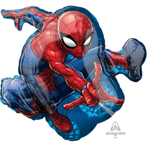 73cm Licensed SuperShape Spiderman Animated Foil Balloon #4034665 - Each (Pkgd.)