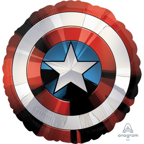 71cm Licensed SuperShape Avengers Shield Foil Balloon #4034841 - Each (Pkgd.)