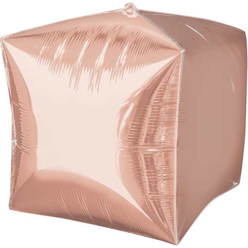 Cubez Rose Gold UltraShape Foil Balloon 38cm #4036183 - Each (UnPkgd.)