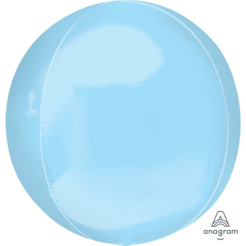Orbz Pastel Blue Foil Balloon 40cm #4039111 - Each (Pkgd.)