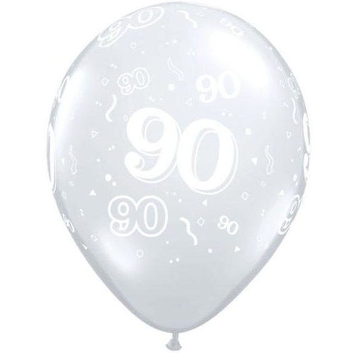 DISC 28cm Round Diamond Clear 90-A-Round #4039525 - Pack of 25 TEMPORARILY UNAVAILABLE