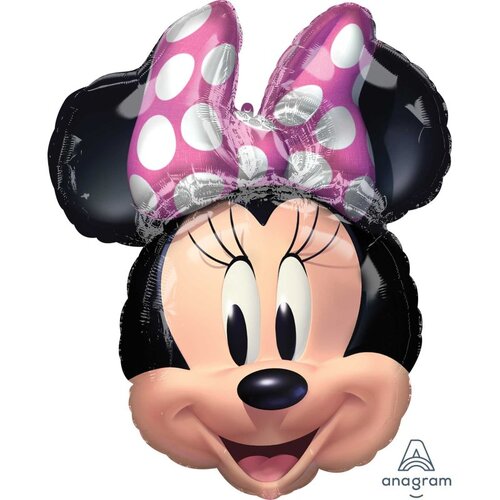 66cm Licensed SuperShape Minnie Mouse Forever Foil Balloon #4040979 - Each (Pkgd.)