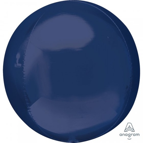 Orbz Navy Blue Foil Balloon 40cm #4041872  - Each (Pkgd.)  TEMPORARILY UNAVAILABLE