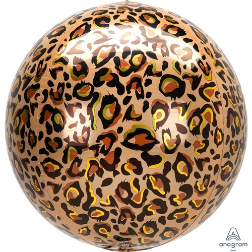 Orbz Leopard Print Foil Balloon 40cm #4042109 - Each (Pkgd.) 