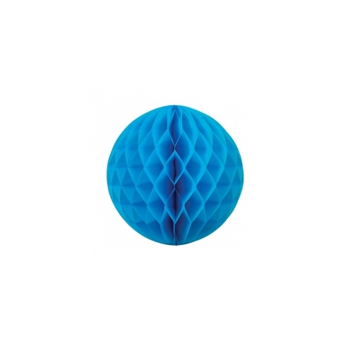 Paper Party Honeycomb Ball Electric Blue 25cm #405209EB - Each (Pkgd.)