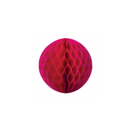 Paper Party Honeycomb Ball Magenta 25cm #405209M - Each (Pkgd.)