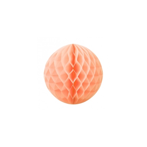 Paper Party Honeycomb Ball Peach 25cm #405209PH - Each (Pkgd.)