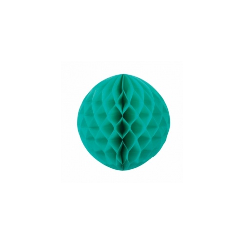 Paper Party Honeycomb Ball Classic Turquoise 25cm #405209T - Each (Pkgd.)