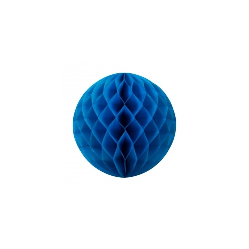 Paper Party Honeycomb Ball True Blue 25cm #405209TB - Each (Pkgd.)