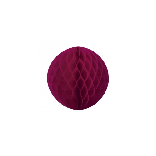 Paper Party Honeycomb Ball Wild Berry 25cm #405209WB - Each (Pkgd.)