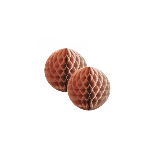 Paper Party Honeycomb Ball Rose Gold 15cm #405212RG - 2Pk (Pkgd.)