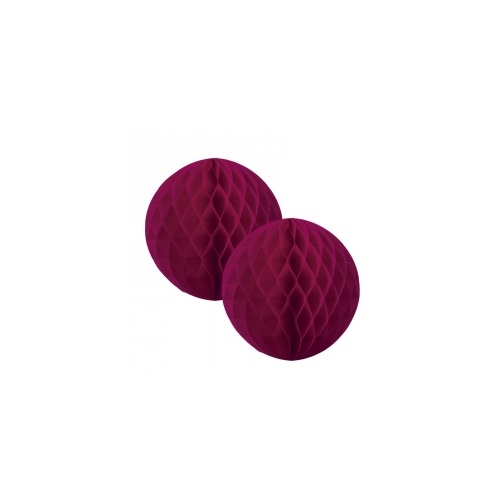 Paper Party Honeycomb Ball Wild Berry 15cm #405212WB - 2Pk (Pkgd.)