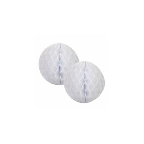 Paper Party Honeycomb Ball White 15cm #405212WH - 2Pk (Pkgd.)