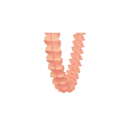 Paper Party Honeycomb Garland Peach 4m #405215PH - Each (Pkgd.)