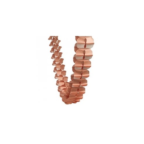 Paper Party Honeycomb Garland Rose Gold 4m #405215RG - Each (Pkgd.)