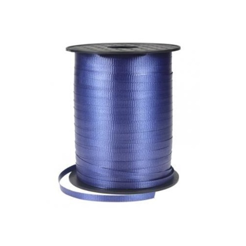 Ribbon Curling Navy Blue (Crimped) 500Y long x 5mm wide QX #405400NBP - Each 