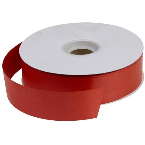 Ribbon Tear Satin Red 100Y long x 31mm wide #405415ARP - Each 