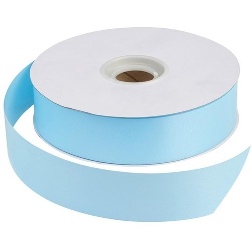 Ribbon Tear Satin Light Blue 100Y long x 31mm wide #405415PBP - Each TEMPORARILY UNAVAILABLE