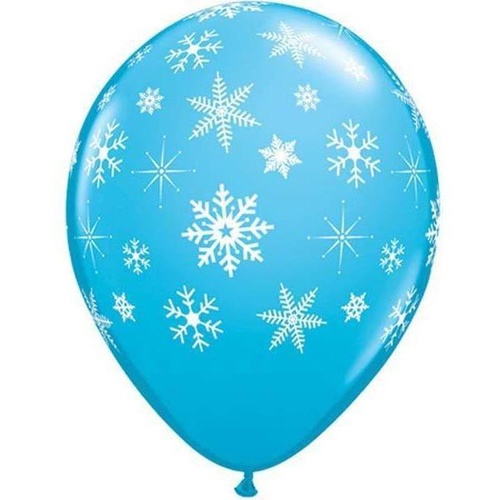 28cm Round Robin's Egg Snowflakes & Sparkles-A-Round #40573 - Pack of 50