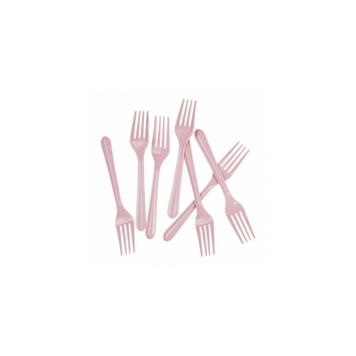 Fork Plastic Classic Pink #406014CPP - 20Pk (Pkgd.) 
