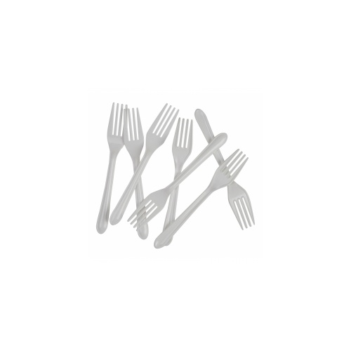 Fork Plastic White #406014WHP - 20Pk (Pkgd.)