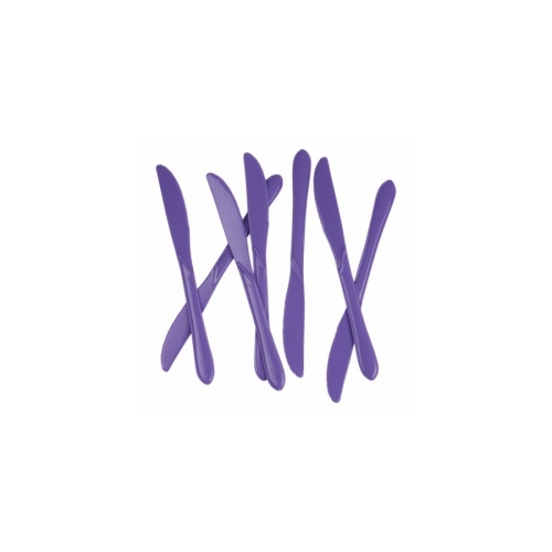 Knife Plastic Lilac #406015LIP - 20Pk (Pkgd.)
