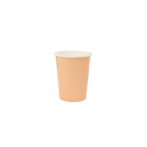 Paper Party Cup Peach 260ml #406130PHP - 10Pk (Pkgd.)