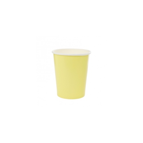 Paper Party Cup Pastel Yellow 260ml #406130PYP - 10Pk (Pkgd.) 