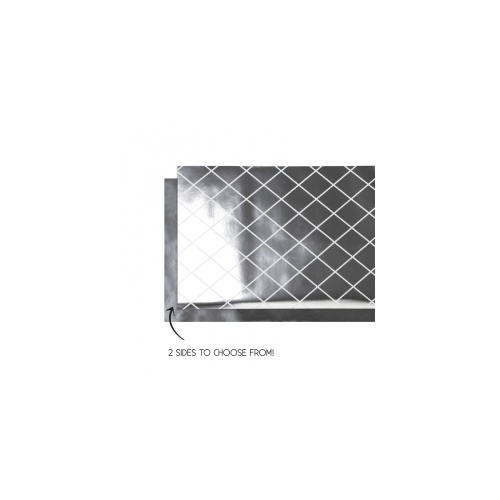 Table Runner Reversible Metallic Silver 4m x 35cm #406160MSP - Each (Pkgd.) 