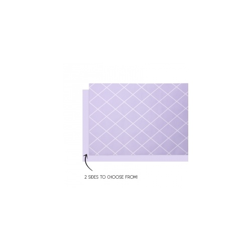 Table Runner Reversible Pastel Lilac 4m x 35cm #406160PLIP - Each (Pkgd.)