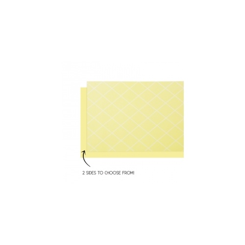 Table Runner Reversible Pastel Yellow 4m x 35cm #406160PYP - Each (Pkgd.)