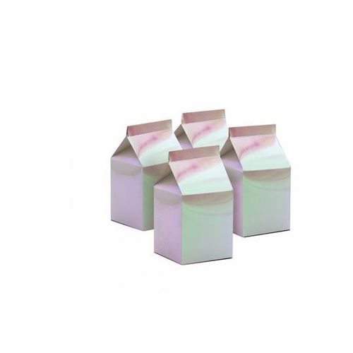 Paper Party Milk Box Iridescent #406220IRP - 10Pk (Pkgd.)
