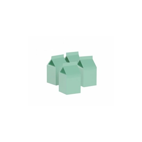 Paper Party Milk Box Mint Green #406220MTP - 10Pk (Pkgd.) 