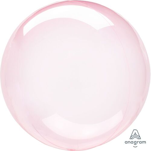 Clearz Crystal Dark Pink Round Balloon 45cm #4082848 - Each (Pkgd.) TEMPORARILY UNAVAILABLE