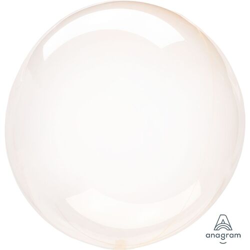 Clearz Crystal Orange Round Balloon 45cm #4082850 - Each (Pkgd.)
