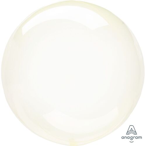 Clearz Crystal Yellow Round Balloon 45cm #4082852 - Each (Pkgd.)