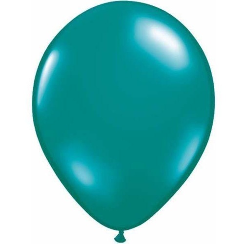 28cm Round Jewel Teal Qualatex Plain Latex #43110 - Pack of 25 TEMPORARILY UNAVAILABLE