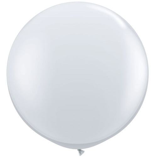 90cm Round Jewel Diamond Clear Qualatex Plain Latex #43392 - Pack of 2 TEMPORARILY UNAVAILABLE 