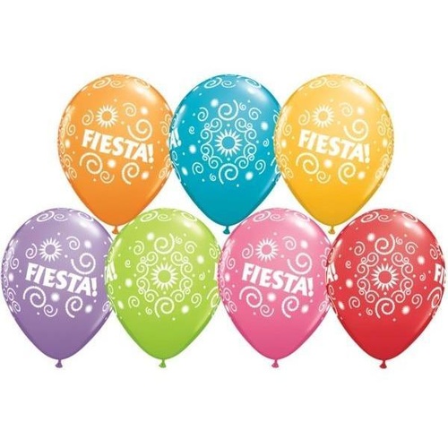 28cm Round Festive Assorted Fiesta Swirls #43401 - Pack of 50 SPECIAL ORDER ITEM