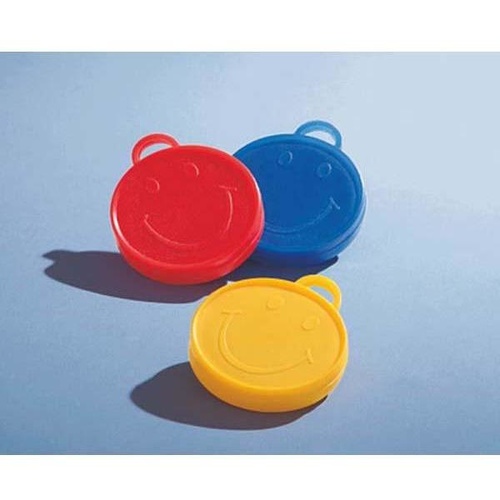 Heavy Weight 100 Gram Assorted Red, Yellow, Blue Smile Faces #43454 - Pack of 10 SPECIAL ORDER ITEM