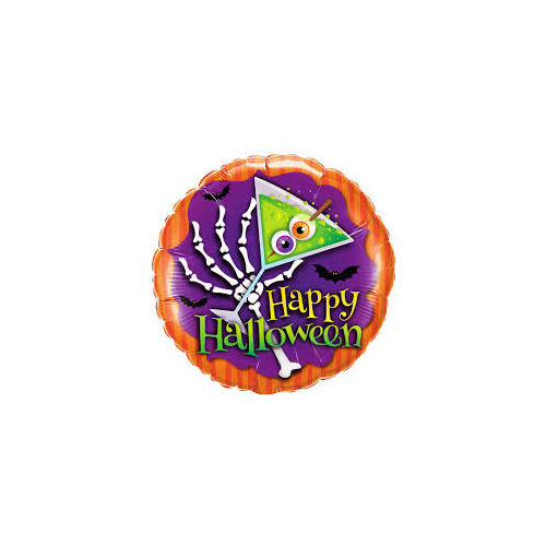 DISC 45cm Round Foil Halloween Scary Drink #43464 - Each (Pkgd.)