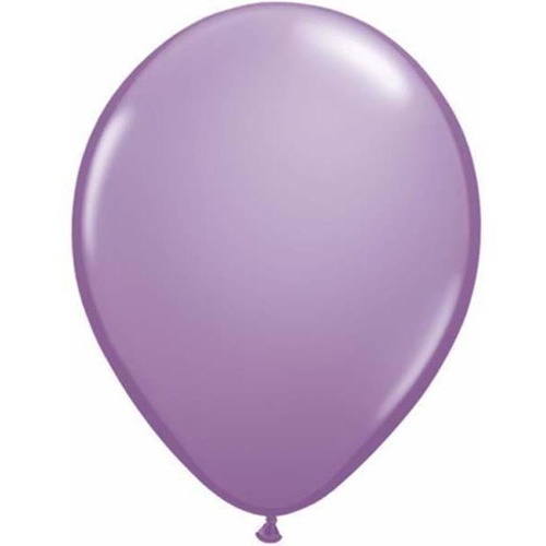 12cm Round Spring Lilac Qualatex Plain Latex #43565 - Pack of 100 TEMPORARILY UNAVAILABLE 