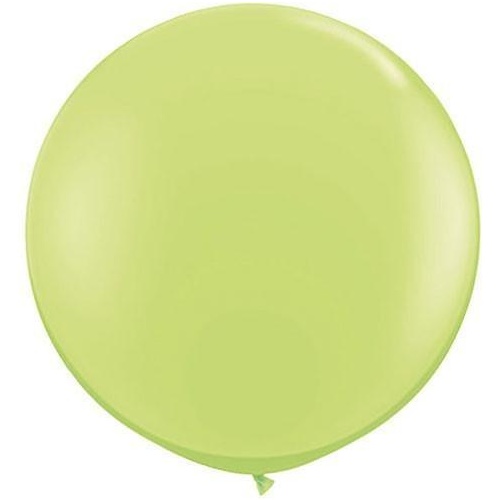 90cm Round Lime Green Qualatex Plain Latex #43660 - Pack of 2 TEMPORARILY UNAVAILABLE